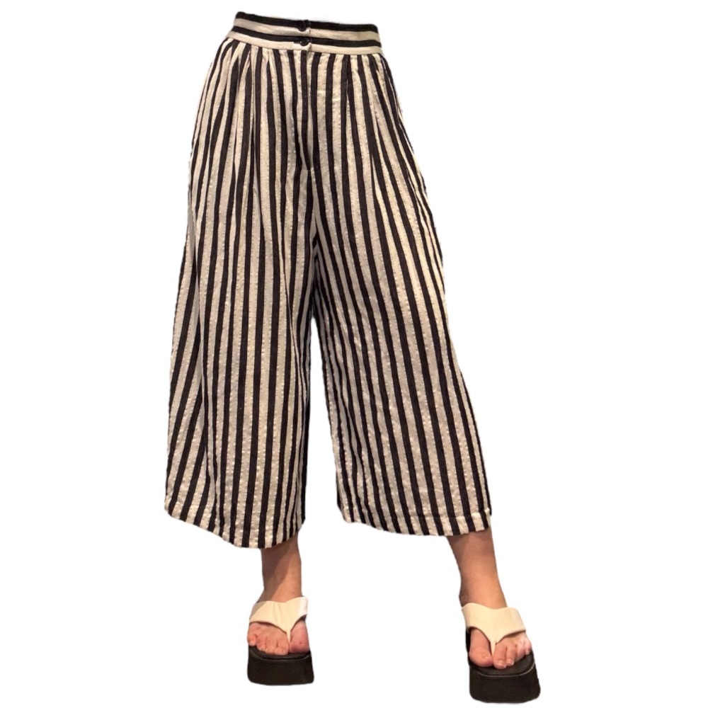Striped High Waisted Pants